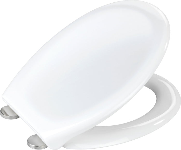 Abattant WC Wenko ios - thermoplastique blanc - fermeture soft close easy-close - fixation fix-clip en acier inoxydable - abattant WC - abattant WC - blanc
