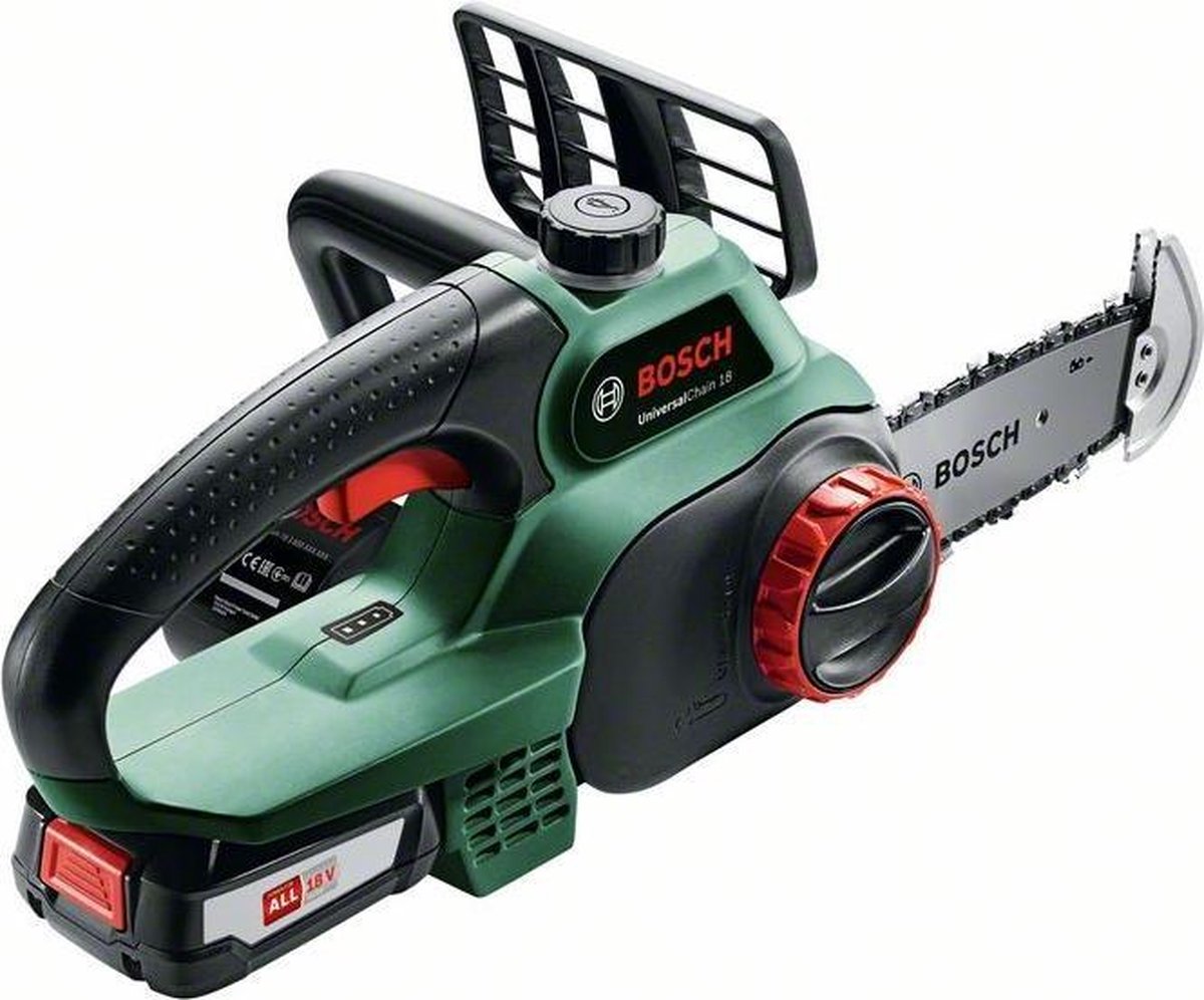 Tronçonneuse Bosch universalchain 18 - avec batterie 18 v et chargeur