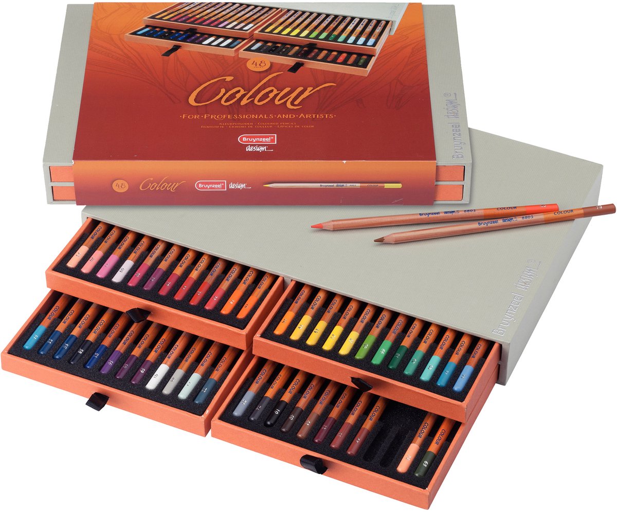 Bruynzeel Color Box 48 Crayons de couleur