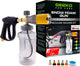Gecko car care gecko pistolet à mousse de neige avec adaptateurs - pulvérisateur de mousse pour lavage de voiture