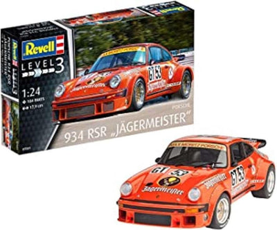 Revell modèle kit voiture - 07031 porsche 934 rsr -jägermeister- plastique - 1:24 - modélisme