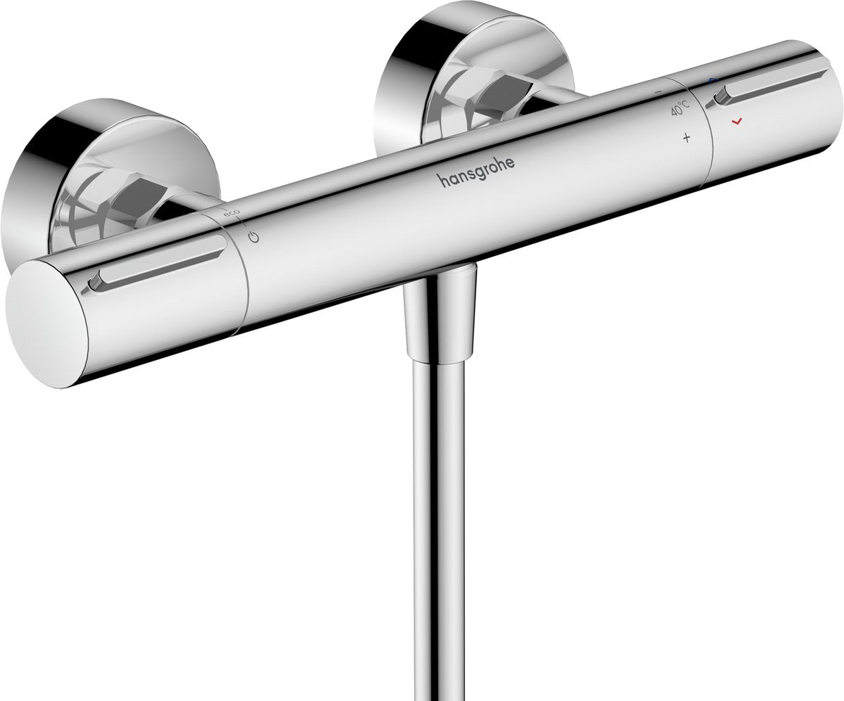 Hansgrohe ecostat element thermostatique de douche en saillie chromé