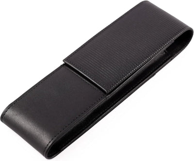 Etui cuir Lamy a 302 859 | cuir nappa noir de haute qualité | pour 2 instruments d'écriture