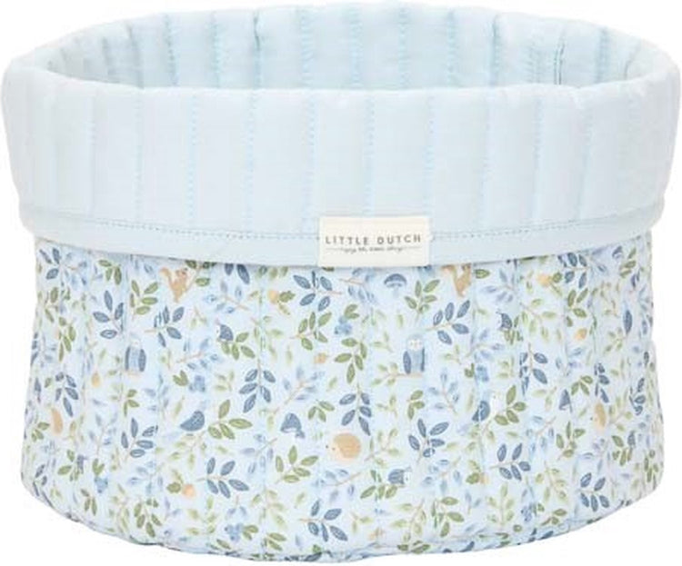 Petit panier de rangement Little Dutch - bleu - amis de la forêt - aventure en forêt