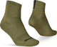 Gripgrab - chaussettes de cyclisme d'été légères SL courtes et performantes 1 paire de chaussettes de cyclisme coolmax coupe basse - vert olive - unisexe - taille m (41-44)