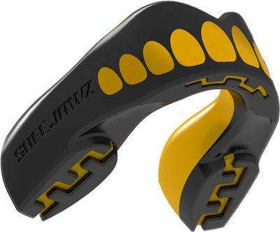 Safejawz protège-dents extro-series goldie noir or junior