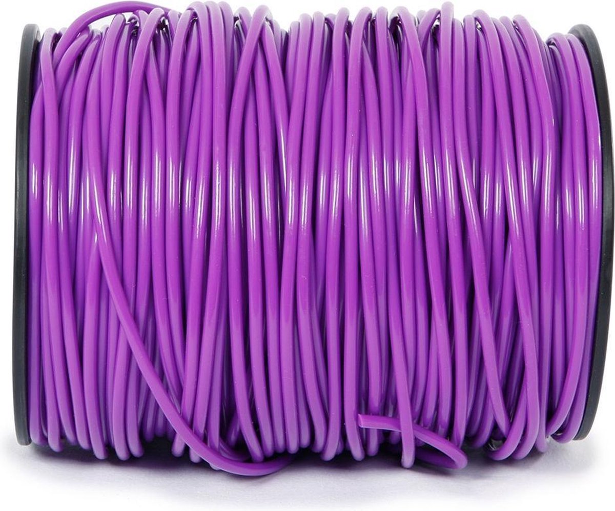 Corde de saut de base sur rouleau violet 150 m