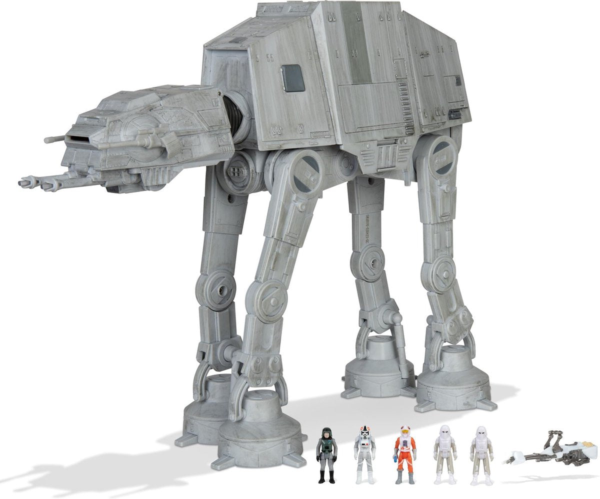 Jazwares Star Wars Micro Galaxy Squadron at-at Walker - Véhicule 25 cm avec son - 8 ans et plus