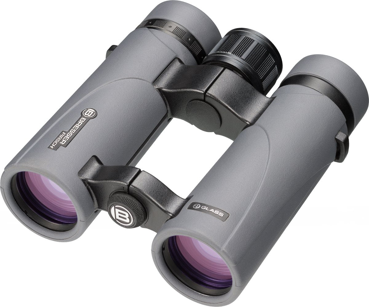 Pirsch etc. Binoculaires 10x34 avec revêtement de phase gris