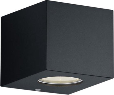 Rl live your light reality cordoba - applique murale - noir mat - incl. 2x smd 2w - éclairage extérieur - ip44