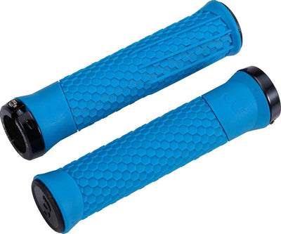 Bbb poignées de vélo vélo python - poignées de vélo avec adhérence maximale - bleu - longueur 142 mm - bhg-95
