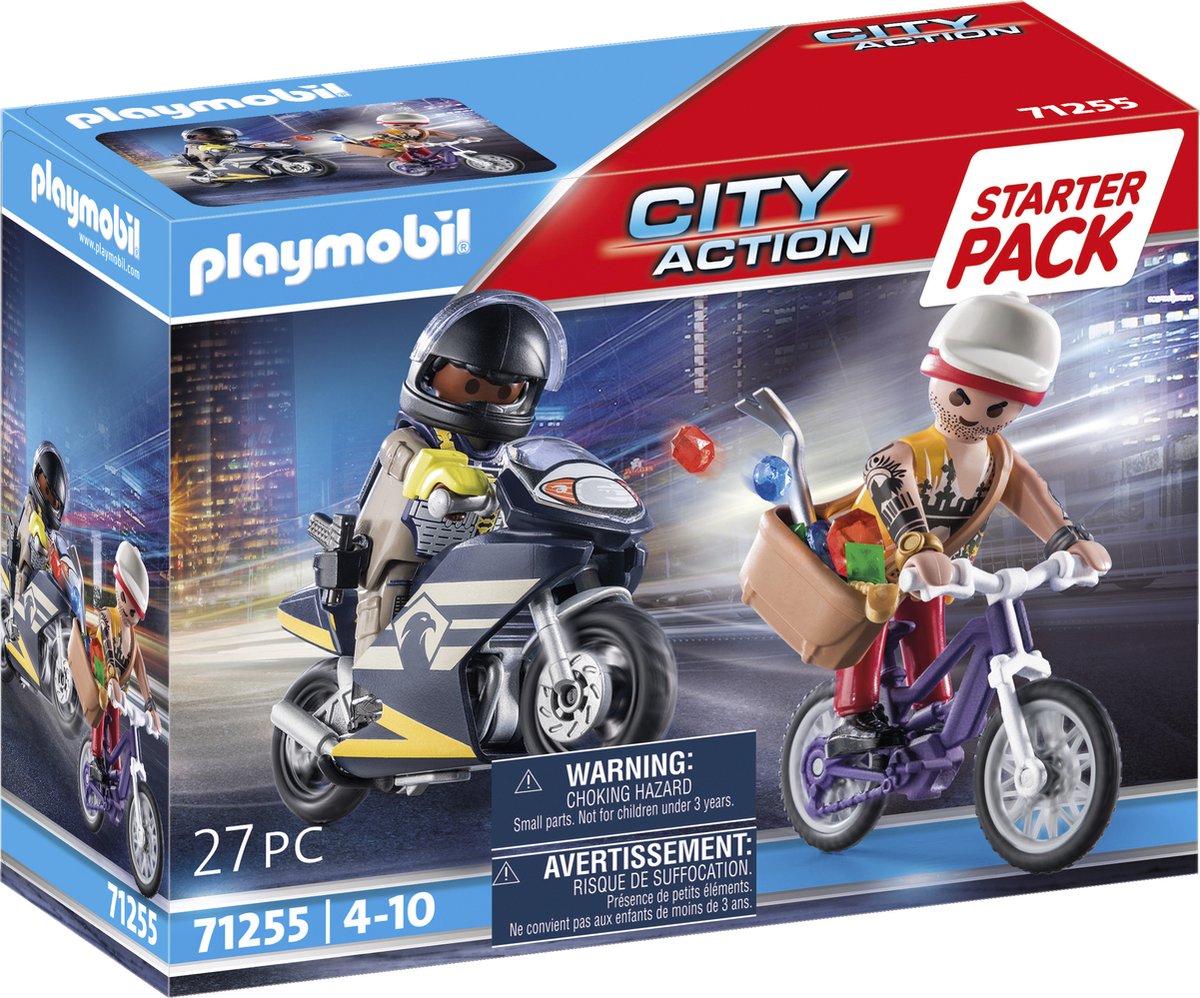 Playmobil Starterpack Unité spéciale et bijoux 71255