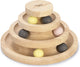 Conçu par lotte play tower mia - jouet pour chat - bois - marron - 26x26x14,5 cm