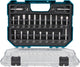 Accessoires Makita d-74784 | kit de fraisage 8mm | 22 pièces | dans un coffret en plastique - d-74784