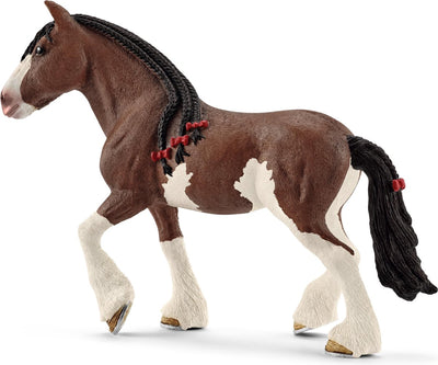 Schleich Farm World - Jument Clydesdale - Figurine de jeu - Jouets pour enfants pour garçons et filles - 3 à 8 ans - 13809