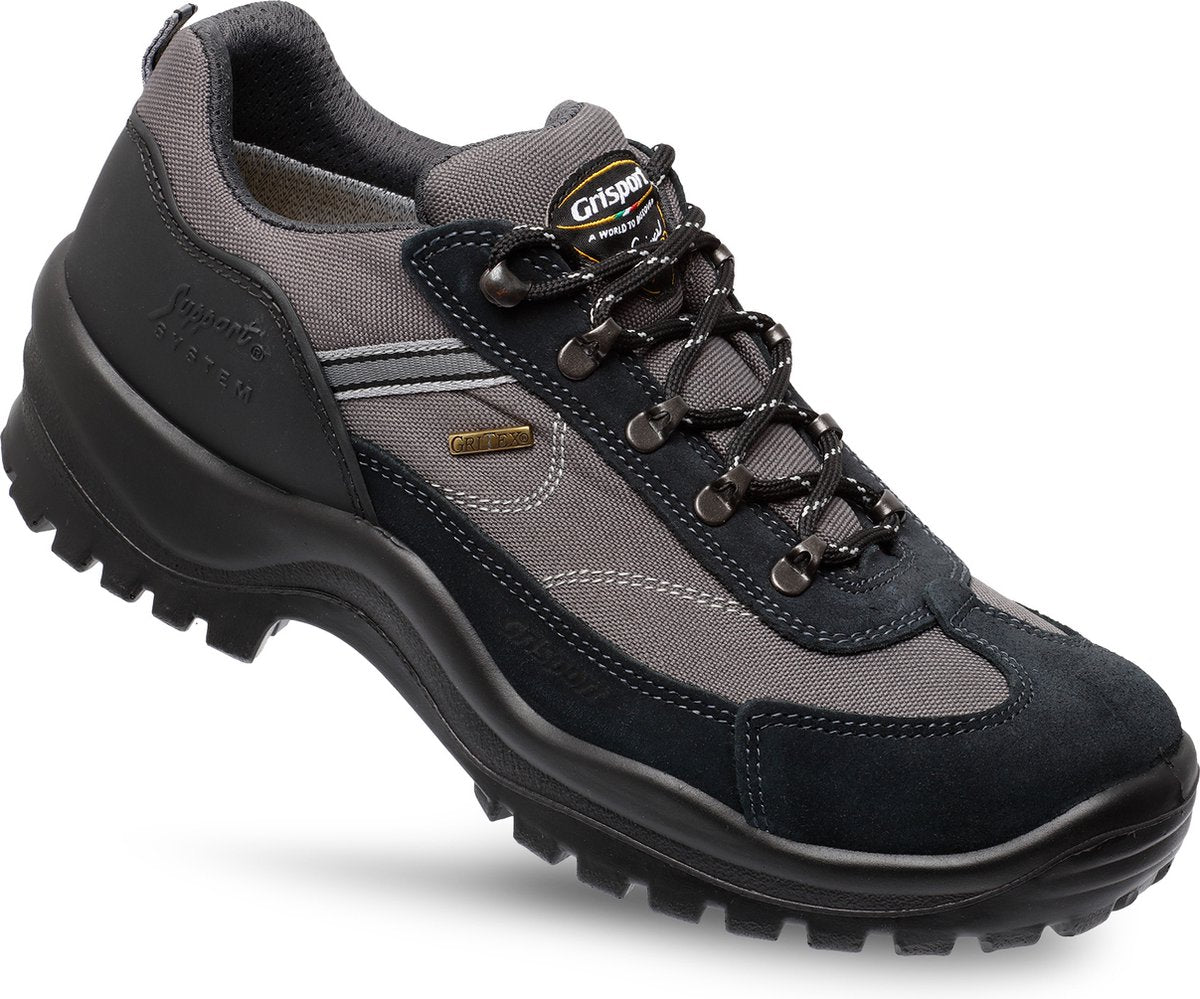 Grisport chaussures de marche mixte torino basses - gris noir - taille 39