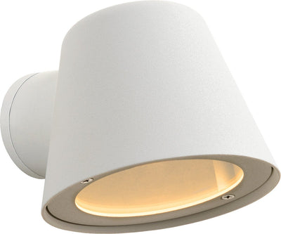 Lucide dingo-led - applique intérieur extérieur - led dimmable - gu10 - 1x5w 3000k - ip44 - blanc