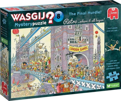 Puzzle Jumbo Wasgij Retro Mystery 8 - Le dernier obstacle !, 1000 pcs.