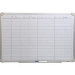 Agenda hebdomadaire desq 4121 métal blanc