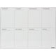 Agenda hebdomadaire desq 4320 métal blanc