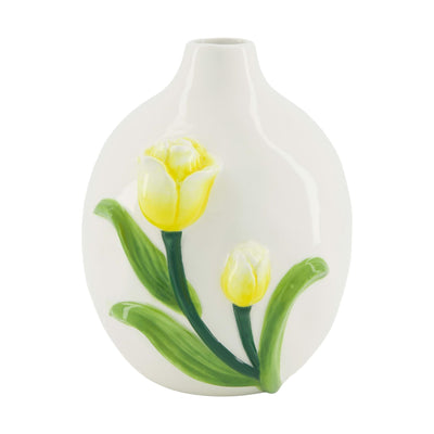 Vase en céramique avec tulipe Dijk natural collections h17,4cm