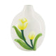 Vase en céramique avec tulipe Dijk natural collections h17,4cm