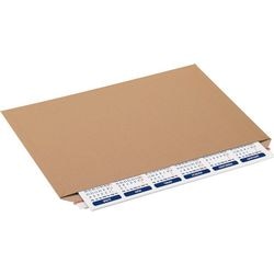 Enveloppes dos cartonné raja pcf45 marron 328 mm