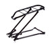 Steco porte-bagages 28 tour avec support pliable noir brillant