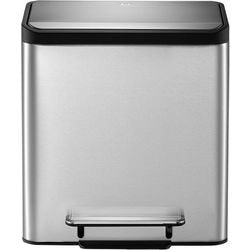 Eko Eko Pedal Bin Ecocasa 30 L Matzilverkleg