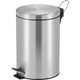 Eko Pedal Bin 20L Classic Mat en acier inoxydable