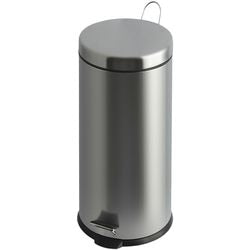 Eko Eko Pedal Bin 30 L MAT Silver Colored
