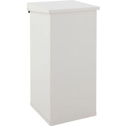 Dutchdesign poubelle à pédale 31709793 aluminium thermolaqué blanc