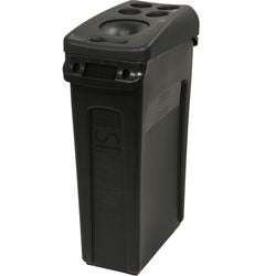 Rubbermaid poubelle 76186352 polyéthylène noir