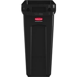 Rubbermaid poubelle 76227840 polyéthylène noir
