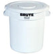 Rubbermaid poubelle 76012491 polyéthylène blanc