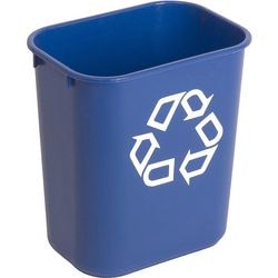 Rubbermaid poubelle 76194166 polyéthylène bleu