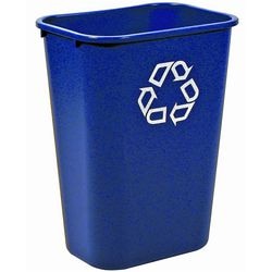Rubbermaid poubelle 76194180 polyéthylène bleu