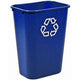 Rubbermaid poubelle 76194180 polyéthylène bleu