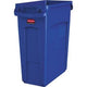 Rubbermaid poubelle 76227901 polyéthylène bleu