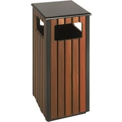 Poubelle en V 31010974 acier marron