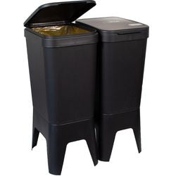 Bonton poubelle 92012718 polypropylène recyclé gris