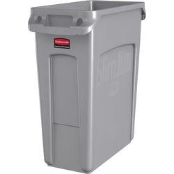 Rubbermaid poubelle 76227895 polyéthylène gris