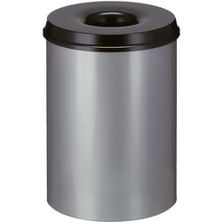 Poubelle en V 31016518 gris acier