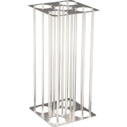 Dutchdesign poubelle 31719723 aluminium argent
