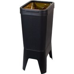 Bonton poubelle 92012626 polypropylène recyclé gris