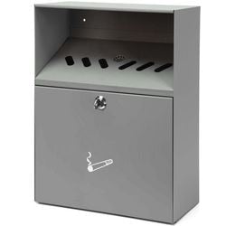 Cendrier en V 31040988 acier galvanisé gris