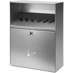 Cendrier en V 31041008 acier inoxydable (acier inoxydable) argent