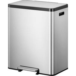 Poubelle à pédale Eko 31187065 acier inoxydable (acier inoxydable) argent