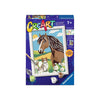 Ravensburger creart peinture par numéro - cheval et chaton