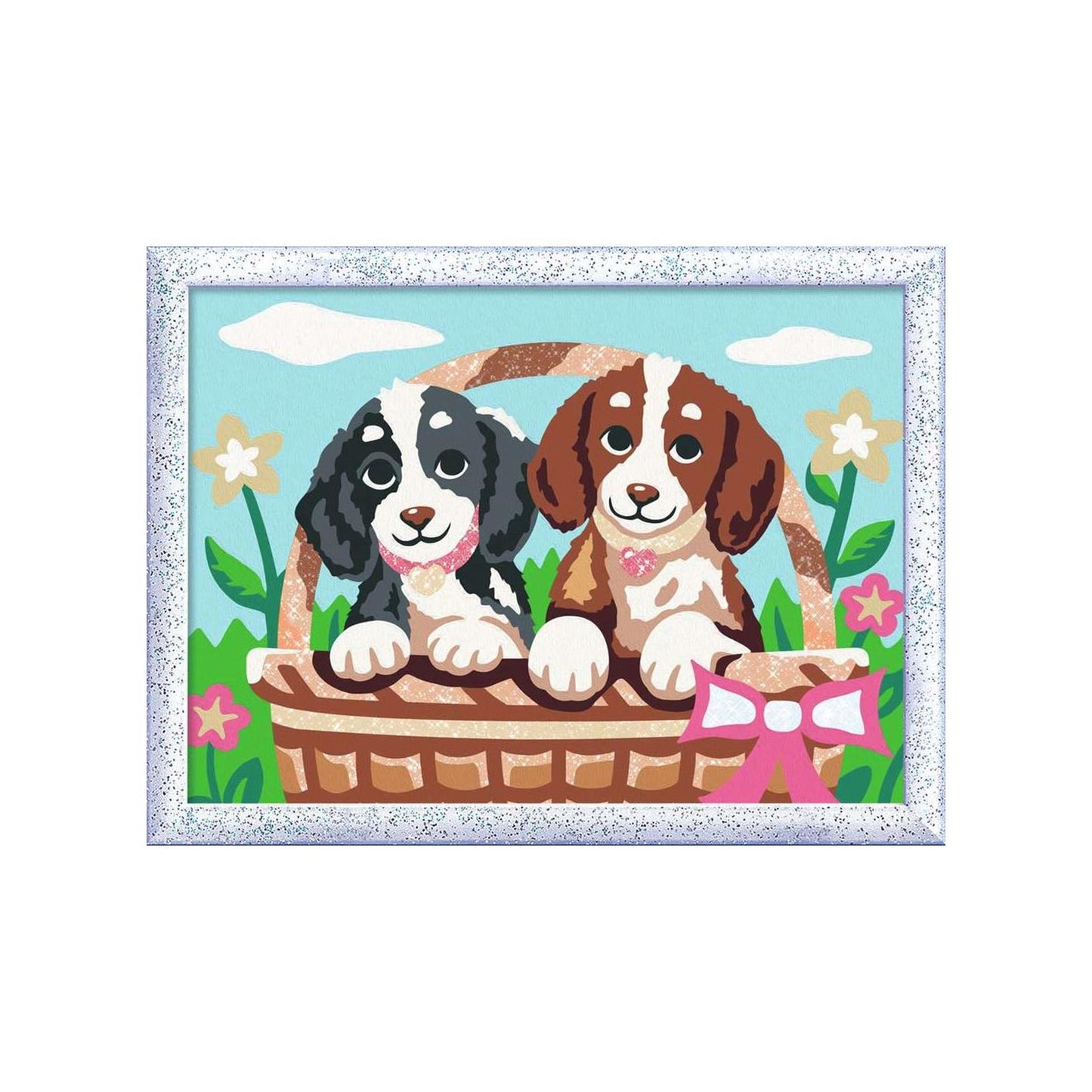 Ravensburger Creart peinture sur des chiens numériques dans le panier